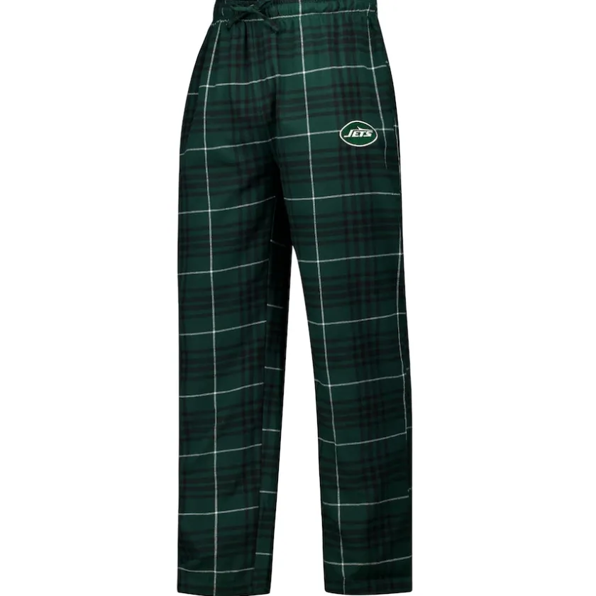 Underwear & Sleepwear^New York Jets Men's Concepts Sport Green/Black Vector T-Shirt & Flannel Pants Sleep Set