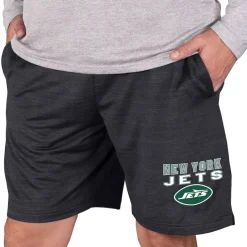 Shorts & Pants^New York Jets Men's Concepts Sport Charcoal Bullseye Knit Jam Shorts