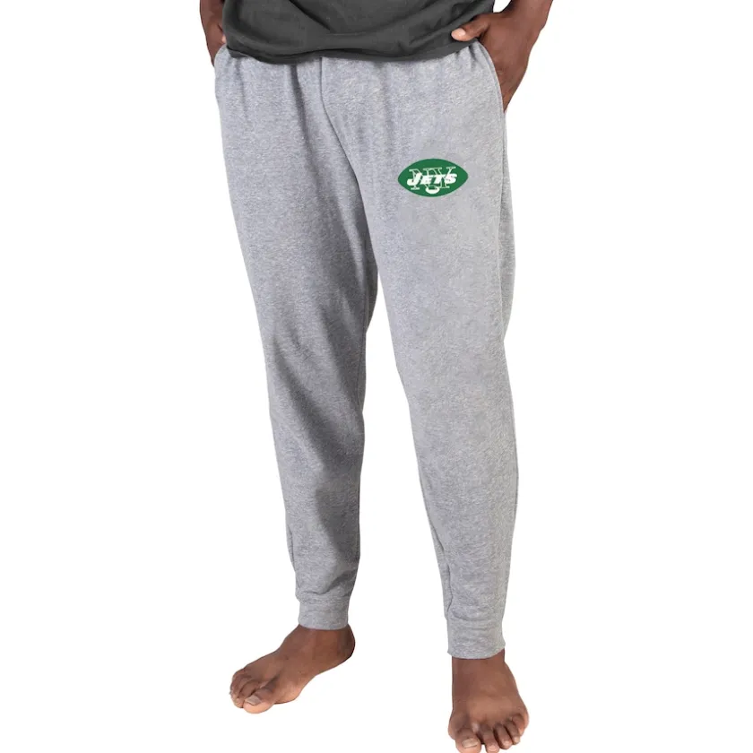 Shorts & Pants^New York Jets Men's Concepts Sport Gray Throwback Logo Mainstream Cuffed Terry Pants