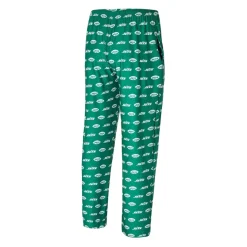 Underwear & Sleepwear^New York Jets Men's Concepts Sport Green Record Allover Print Knit Pants