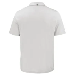 Polos^New York Jets Men's Cutter & Buck Gray Primary Logo Coastline Epic Comfort Eco Recycled Polo