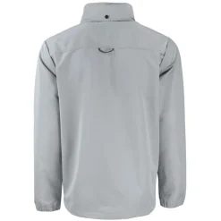 Big & Tall^New York Jets Men's Cutter & Buck Gray Big & Tall Monochromatic Logo Charter Eco Knit Recycled Full-Zip Jacket