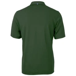 Big & Tall^New York Jets Men's Cutter & Buck Green Helmet Big & Tall DryTec Virtue Eco Pique Recycled Polo