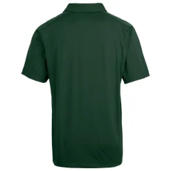 Polos^New York Jets Men's Cutter & Buck Green Throwback Logo Prospect Textured Stretch Polo