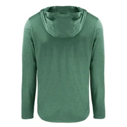 Sweaters & Dress Shirts^New York Jets Men's Cutter & Buck Hunter Green Primary Logo Coastline Epic Comfort Eco Recycled Long Sleeve Hoodie T-Shirt