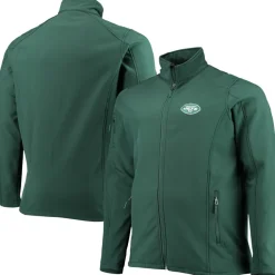 Big & Tall^New York Jets Men's Dunbrooke Green Big & Tall Sonoma Softshell Full-Zip Jacket
