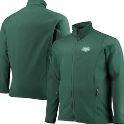 Big & Tall^New York Jets Men's Dunbrooke Green Big & Tall Sonoma Softshell Full-Zip Jacket