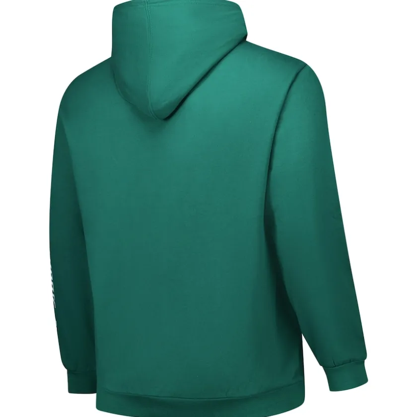 Big & Tall^New York Jets Men's Fanatics Green Big & Tall Sleeve Hit Full-Zip Hoodie