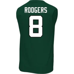 Big & Tall|Tank Tops^New York Jets Men's Fanatics Aaron Rodgers Green Big & Tall Muscle Tank Top