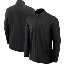 Jackets|Sweatshirts & Fleece^New York Jets Men's Fanatics Black Front Office Woven Full-Zip Jacket