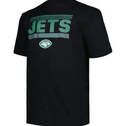 Big & Tall^New York Jets Men's Fanatics Black Big & Tall Pop T-Shirt