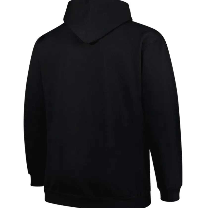 Big & Tall^New York Jets Men's Fanatics Black Big & Tall Pop Pullover Hoodie