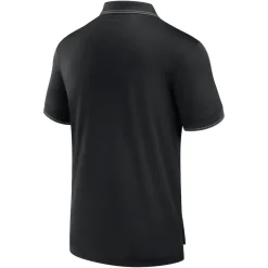 Polos^New York Jets Men's Fanatics Black Pique Polo Shirt