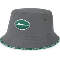 Hats|Men^New York Jets Men's Fanatics Graphite Backup Bucket Hat