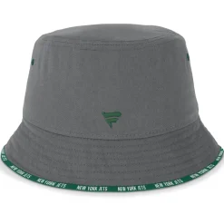 Hats|Men^New York Jets Men's Fanatics Graphite Backup Bucket Hat