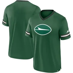 T-Shirts|Men^New York Jets Men's Fanatics Green Stripe Stacking T-Shirt