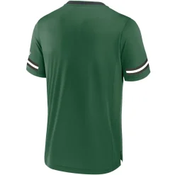 T-Shirts|Men^New York Jets Men's Fanatics Green Stripe Stacking T-Shirt