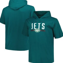 Big & Tall^New York Jets Men's Fanatics Green Big & Tall Hoodie T-Shirt