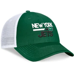 Adjustable^New York Jets Men's Fanatics Green/White Upper Trucker Adjustable Hat
