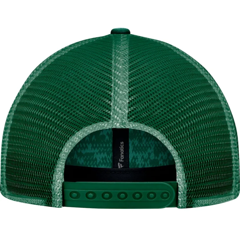 Adjustable^New York Jets Men's Fanatics Heather Green Challenge Trucker Adjustable Hat