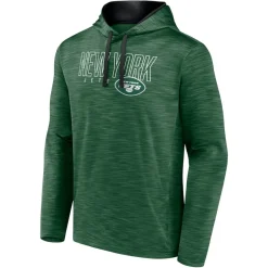 Sweatshirts & Fleece|Men^New York Jets Men's Fanatics Heather Green Hook And Ladder Pullover Hoodie