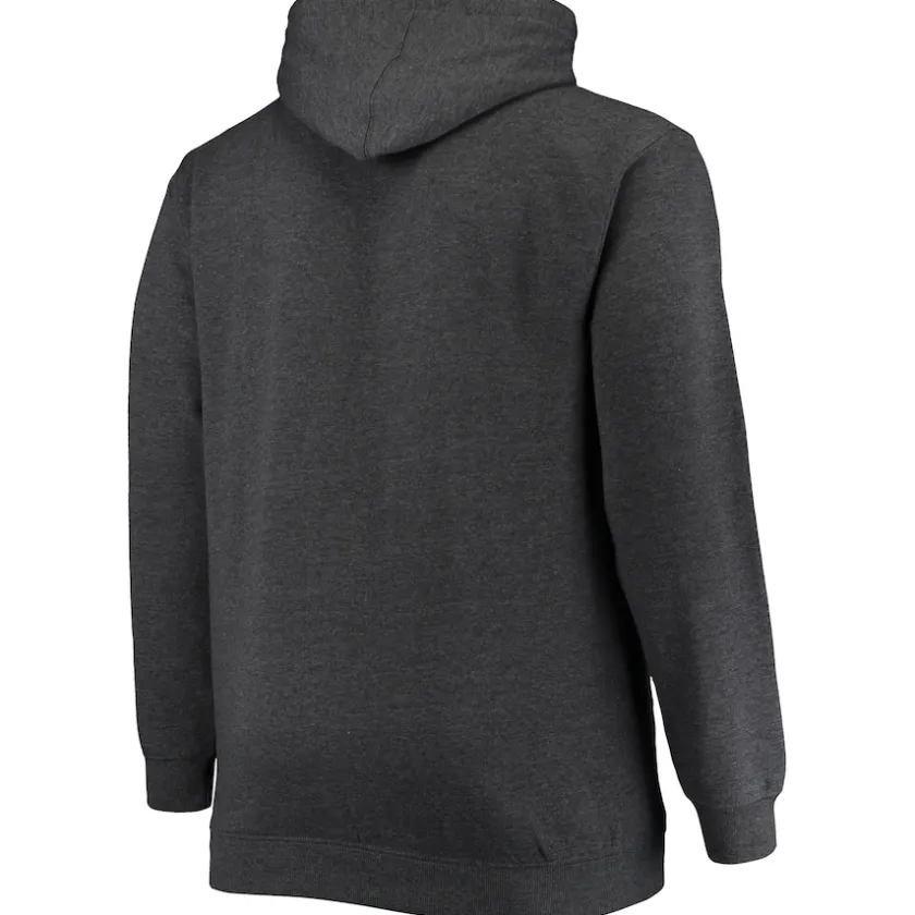 Sweatshirts & Fleece|Men^New York Jets Men's Fanatics Heathered Charcoal Big & Tall Practice Pullover Hoodie