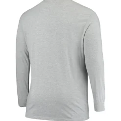 Big & Tall|Long Sleeved^New York Jets Men's Fanatics Heathered Gray Big & Tall Practice Long Sleeve T-Shirt