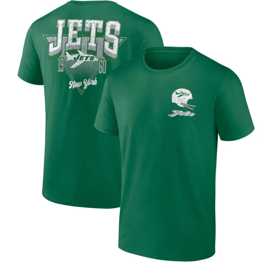 T-Shirts|Men^New York Jets Men's Fanatics Kelly Green Never Over T-Shirt