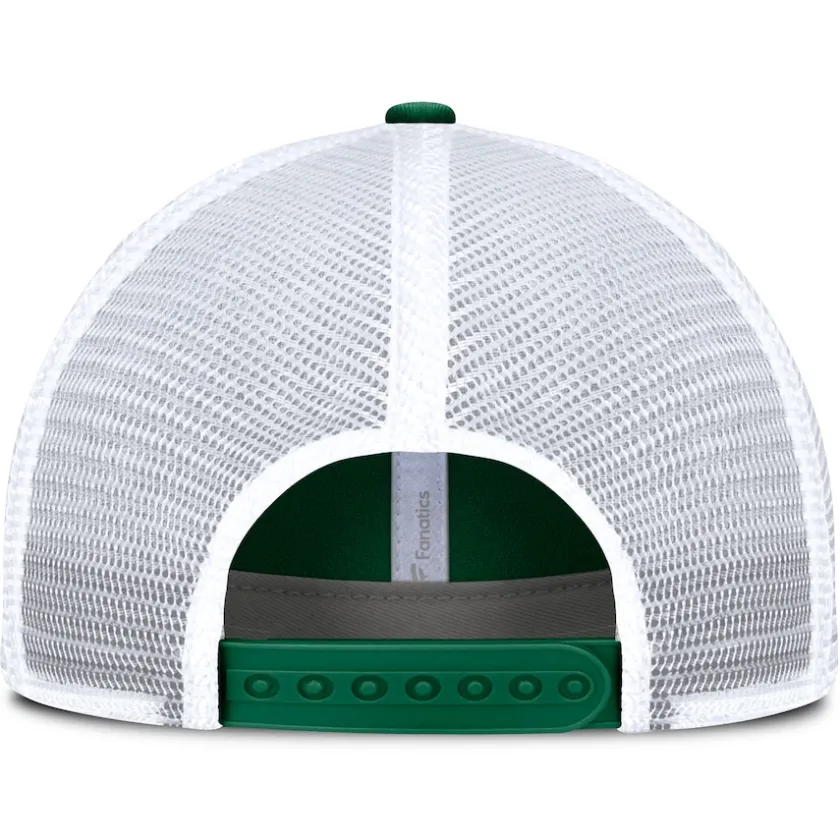 Adjustable^New York Jets Men's Fanatics Kelly Green/White Vintage Trucker Adjustable Hat