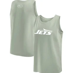 Tank Tops^New York Jets Men's Fanatics Light Green Elements Tank Top