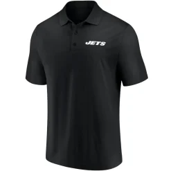 Polos^New York Jets Men's Green/Black Dueling Two-Pack Polo Set