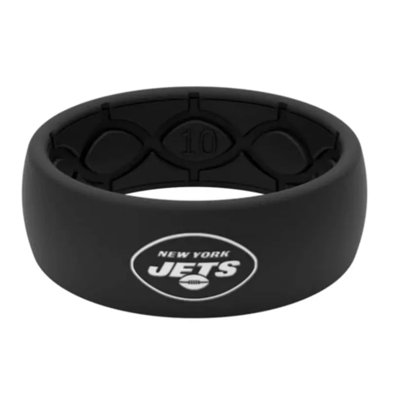 Accessories|Jewelry^New York Jets Men's Groove Life Black Original Ring