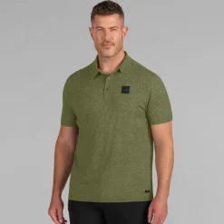 Polos^New York Jets Men's J. Palmer Green Four Down Polo