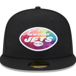 Fitted^New York Jets Men's New Era Black 2023 NFL Crucial Catch 59FIFTY Fitted Hat