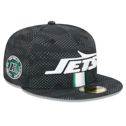 Hats|Men^New York Jets Men's New Era Black 2024 Sideline 59FIFTY Fitted Hat