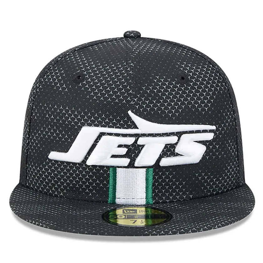Hats|Men^New York Jets Men's New Era Black 2024 Sideline 59FIFTY Fitted Hat
