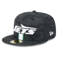 Hats|Men^New York Jets Men's New Era Black 2024 Sideline 59FIFTY Fitted Hat