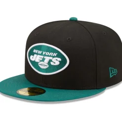 Fitted^New York Jets Men's New Era Black/Green Flipside 2Tone 59FIFTY Fitted Hat