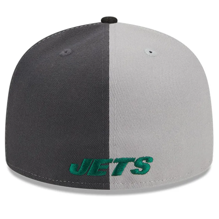 Fitted^New York Jets Men's New Era Gray/Black 2023 Sideline 59FIFTY Fitted Hat