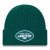 Knit^New York Jets Men's New Era Green Prime Cuffed Knit Hat