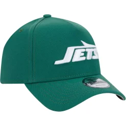 Hats|Men^New York Jets Men's New Era Green A-Frame 9FORTY Adjustable Hat