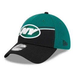 Flex^New York Jets Men's New Era Green/Black 2023 Sideline 39THIRTY Flex Hat