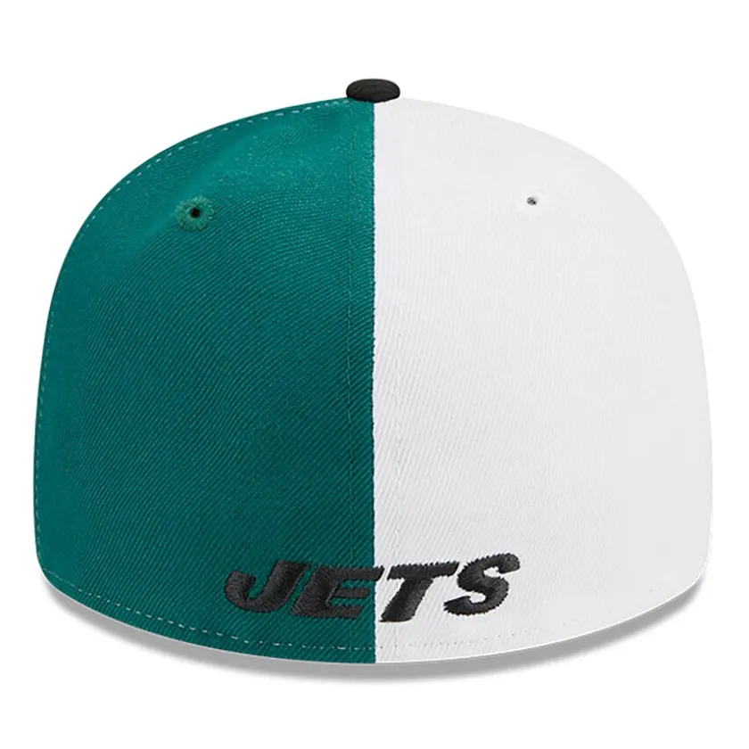 Fitted^New York Jets Men's New Era Green/Black 2023 Sideline Low Profile 59FIFTY Fitted Hat