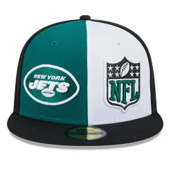 Fitted^New York Jets Men's New Era Green/Black 2023 Sideline 59FIFTY Fitted Hat