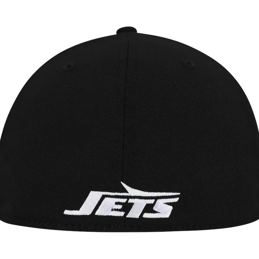 Hats|Men^New York Jets Men's New Era Black Main 39THIRTY Flex Hat