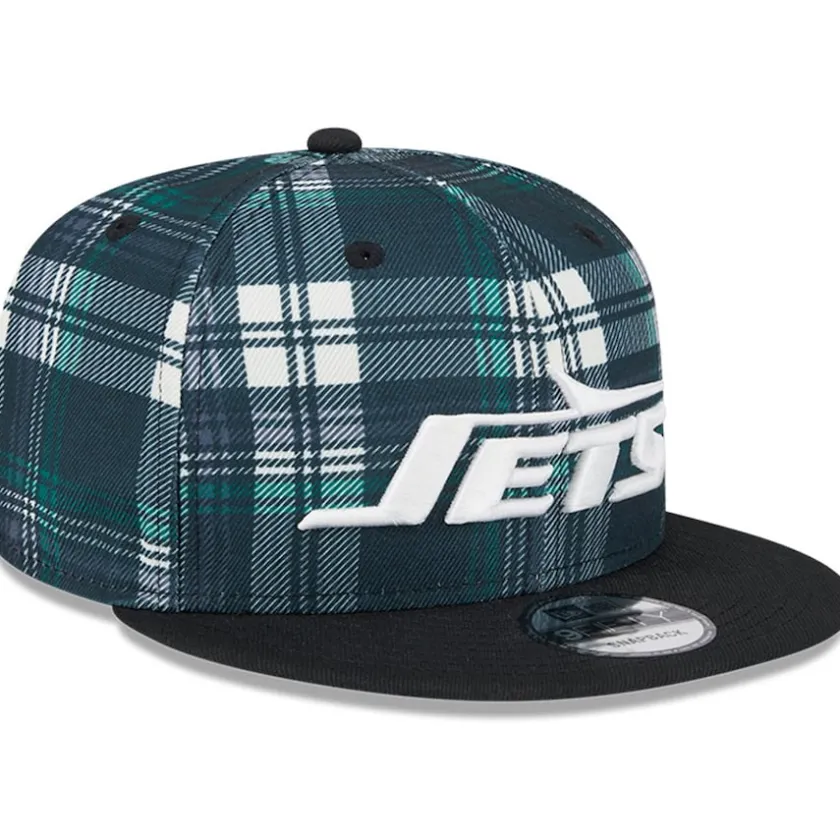 Snapback^New York Jets Men's New Era Black 2024 Sideline Statement 9FIFTY Snapback Hat