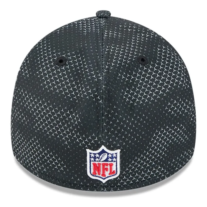 Flex^New York Jets Men's New Era Black 2024 Sideline 39THIRTY Flex Hat