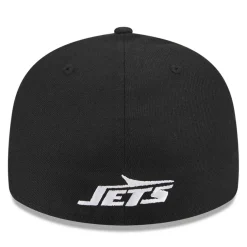 Fitted^New York Jets Men's New Era Black Omaha Low Profile 59FIFTY Fitted Hat