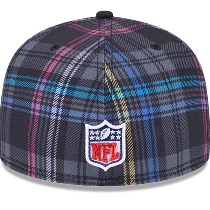 Hats|Men^New York Jets Men's New Era Black 2024 NFL Crucial Catch Plaid 59FIFTY Fitted Hat