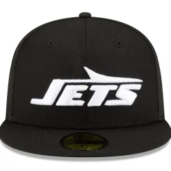 Fitted^New York Jets Men's New Era Black B-Dub 59FIFTY Fitted Hat